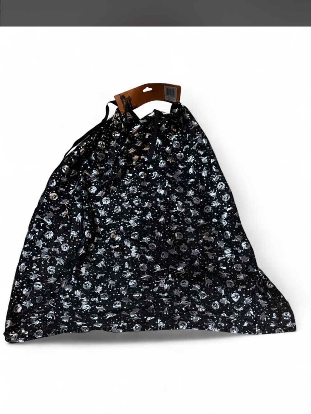 Spirit Black and Silver Kids spooky Cape